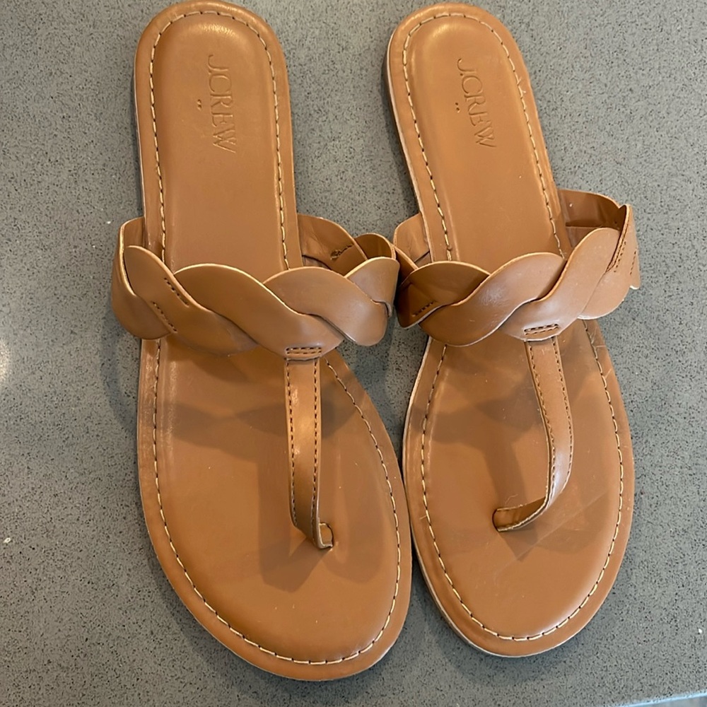 J Crew Braided Sandles